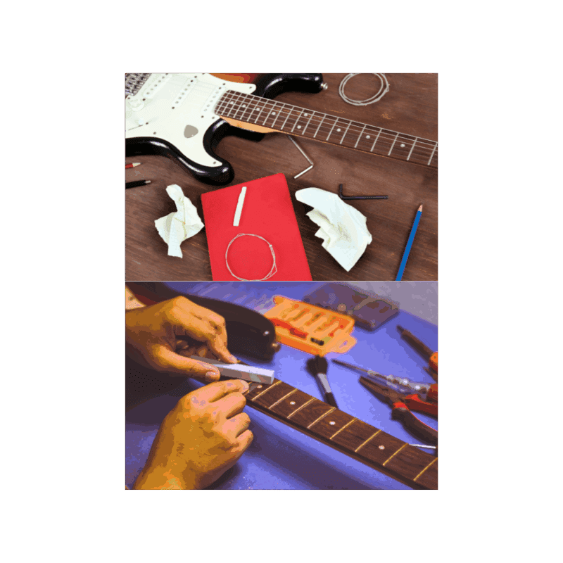 Servicio reparacion mantenimiento modificacion de guitarras